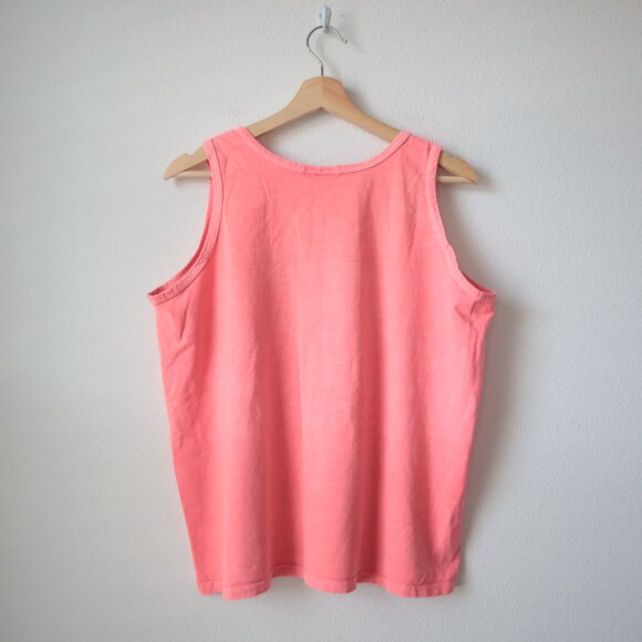 Vintage 90s Maui Neon Fish Tank Top | L - Picture 4 of 5